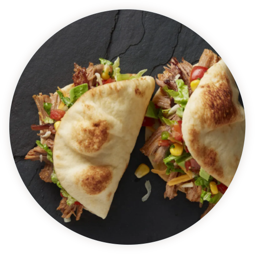 Naan Taco Chicken-Paneer